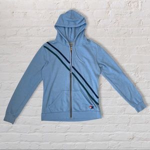 Aviator Nation Blue Jacket Zip-Up